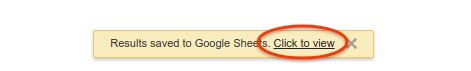 Save to Google Sheets